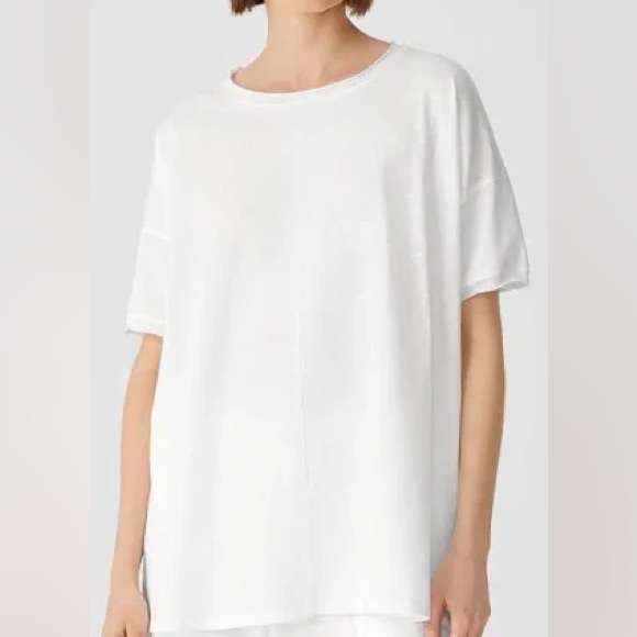 NWT Eileen Fisher Bateau Knit Tunic - Picture 1 of 7